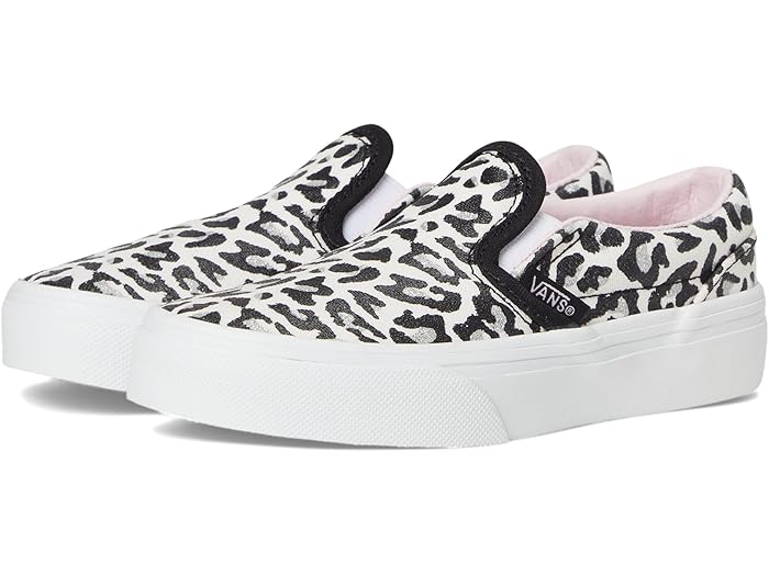 (取寄) バンズ キッズ キッズ クラシック スリッポン (リトル キッド) Vans Kids kids Classic Slip-On (Little Kid) Leopard Glitter Pastel Pink