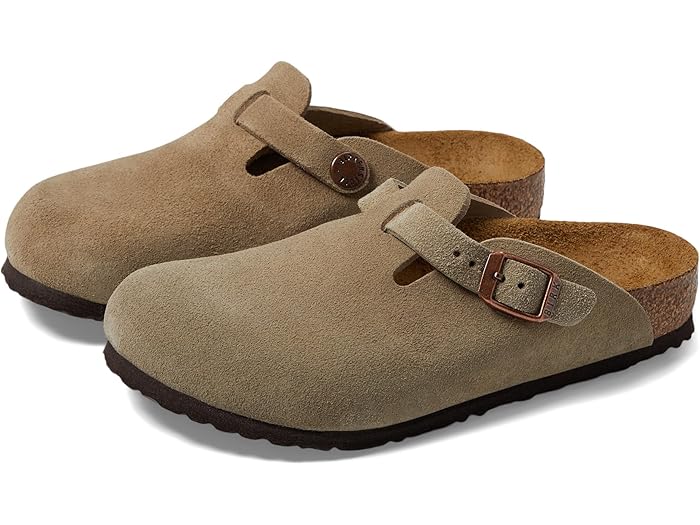 (取寄) ビルケンシュトック キッズ キッズ ボストン - スエード (トドラー/リトル キッド/ビッグ キッド) Birkenstock Kids kids Boston - Suede (Toddler/Little Kid/Big Kid) Taupe