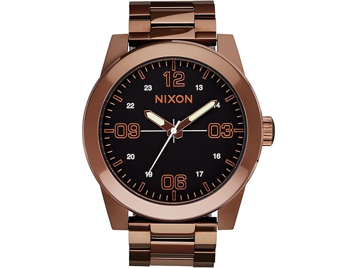 (取寄) ニクソン メンズ コープラル ステインレス スティール Nixon men Corporal Stainless Steel Chocolate/Dark Roast 49,992円