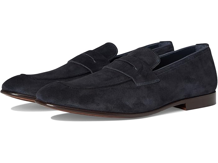 (取寄) ジョンストン&マーフィー コレクション メンズ テイラー ペニー Johnston & Murphy Collection men Taylor Penny Navy Italian Suede