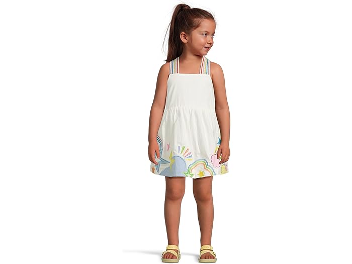 (取寄) ガールズ サマー ポップ ドレス (トドラー/リトル キッド/ビッグ キッド) Lola and The Boys girls Summer Pop Dress (Toddler/Little Kid/Big Kid) White