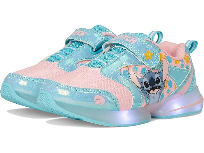 (取寄) ジョズモ ガールズ リロ アンド ステッチ ライテッド スニーカー (トドラー/リトル キッド) Josmo girls Lilo & Stitch Lighted Sneaker (Toddler/Little Kid) Blue/Pink