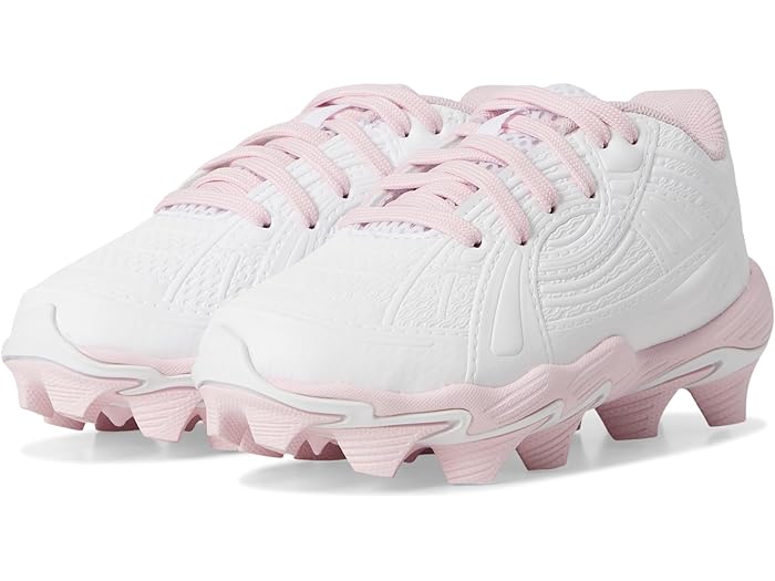 (取寄) アンダーアーマー キッズ ガールズ グライド ソラ JR RM ソフトボール クリーツ (トドラー/リトル キッド/ビッグ キッド) Under Armour Kids girls Glyde Sola Jr RM Softball Cleats (Toddler/Little Kid/Big Kid) White/Red/Stone画像