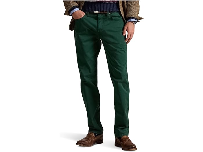 (取寄) ラルフローレン メンズ ヴァリック スリム ストレート ストレッチ サテン パンツ Polo Ralph Lauren men Varick Slim Straight Stretch Sateen Pants Vintage Pine