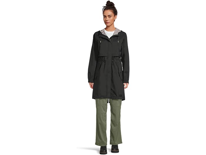 (取寄) エルエルビーン レディース ワーフ ストリート レインコート L.L.Bean women Wharf Street Raincoat Midnight Black