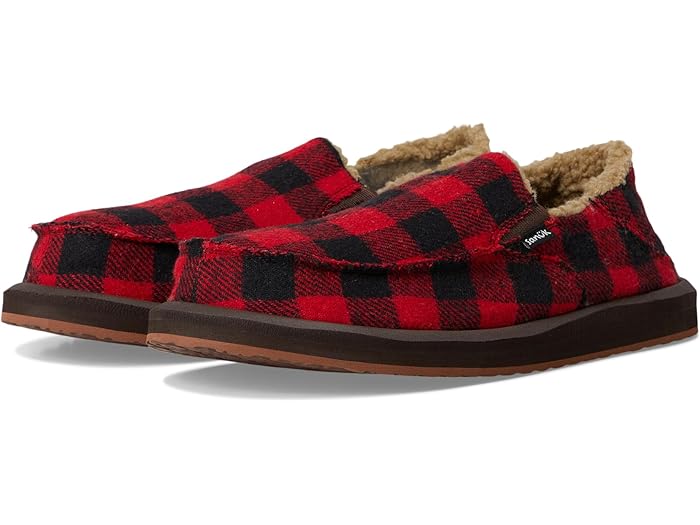 (取寄) サヌーク メンズ ドニー バッファロー チル Sanuk men Donny Buffalo Chill Red
