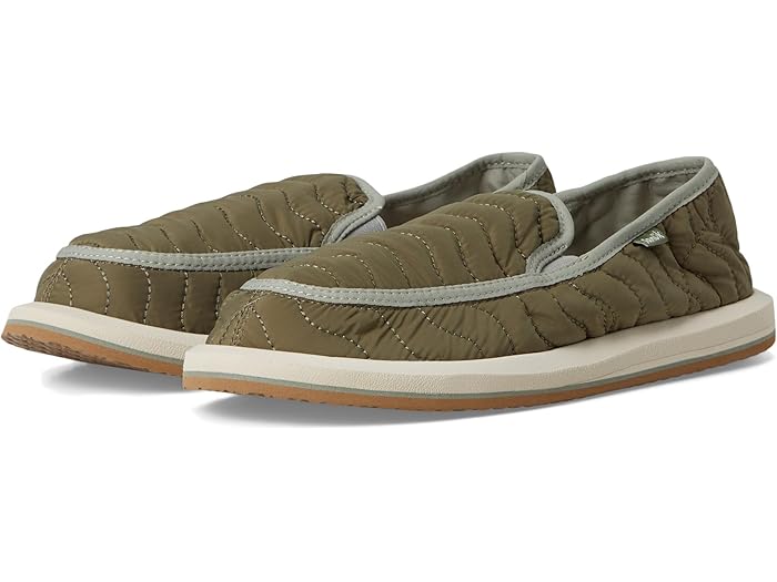 (取寄) サヌーク レディース ドンナ キルテッド Sanuk women Donna Quilted Olive 18,288円