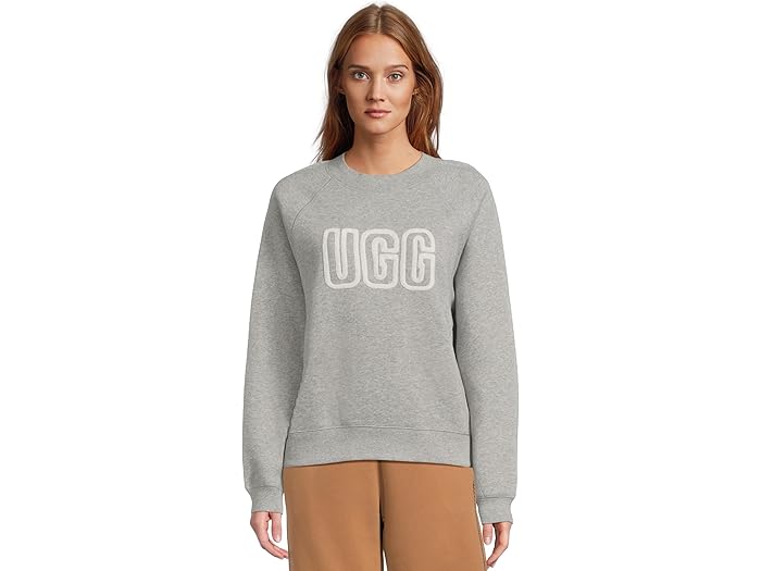 楽天市場】(取寄) アグ レディース アグ ロゴ クルーネック UGG women
