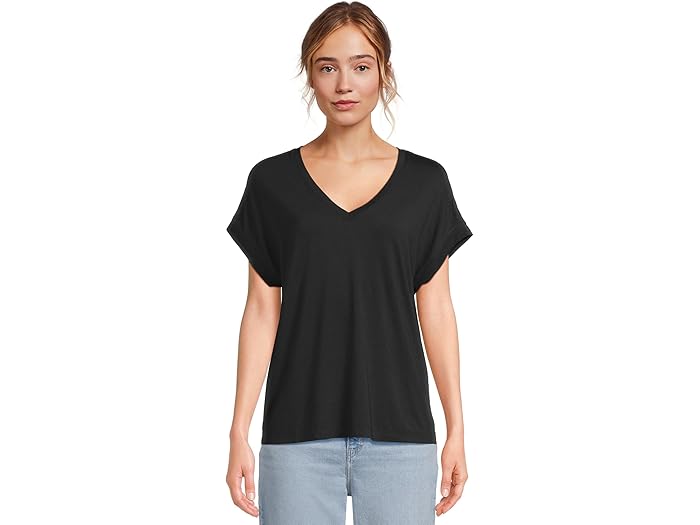 (取寄) トミーバハマ レディース カウアイ V-ネック ショート スリーブ Tommy Bahama women Kauai V-Neck Short Sleeve Black
