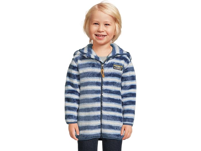 (取寄) キッズ ハイ-パイル プリント (リトル キッド) L.L.Bean Kids kids Hi-Pile Fleece, Print (Little Kid) Brightwater Blue Sripe