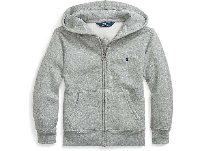 (取寄) ラルフローレン キッズ ボーイズ コットン ブレンド フリース ブーディ (リトル キッズ) Polo Ralph Lauren Kids boys Cotton Blend Fleece Hoodie (Little Kids) Dark Sport Heather