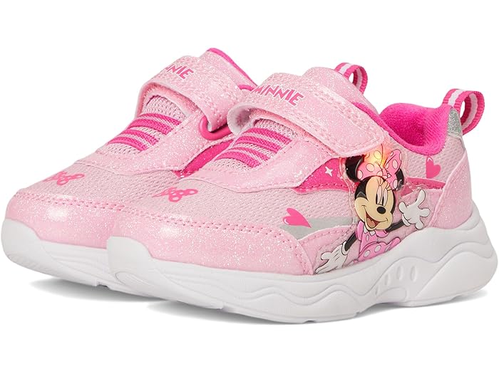 (取寄) ジョズモ ガールズ ミニー マウス スニーカー (トドラー/リトル キッド) Josmo girls Minnie Mouse Sneaker (toddler/Little Kid) Pink