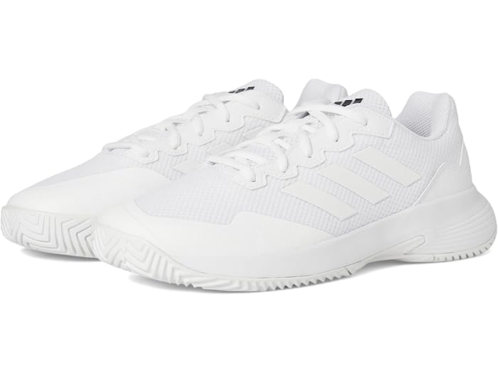 (取寄) アディダス メンズ ゲーム コート 2 テニス シューズ adidas men Game Court 2 Tennis Shoes Footwear White/Footwear White/Matte Silver
