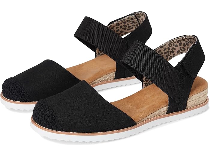 (取寄) ボブス スケッチャーズ レディース デザート キス - サン シャイニング BOBS from SKECHERS women Desert Kiss - Sun Shining Black