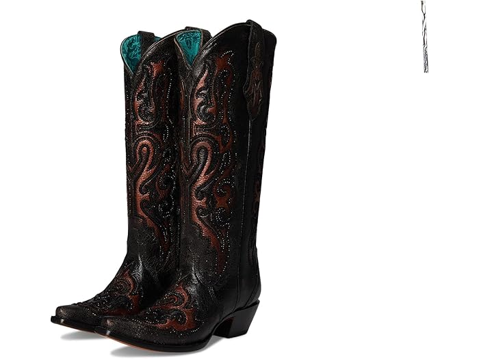 (取寄) コーラル ブーツ レディース Corral Boots women A4738 Black Bronze