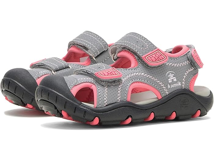 (取寄) カミック キッズ ガールズ シータートル 2 (トドラー/リトル キッド/ビッグ キッド) Kamik Kids girls Seaturtle 2 (Toddler/Little Kid/Big Kid) Light Grey Pink