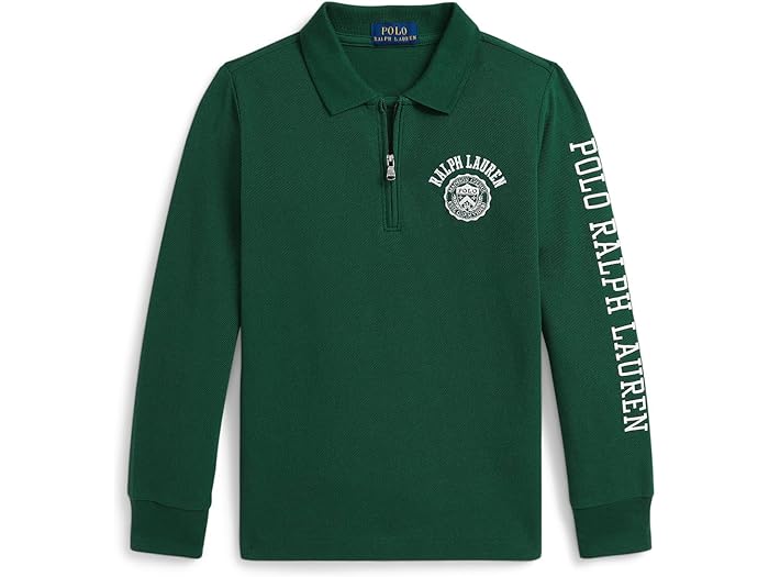 (取寄) ラルフローレン キッズ ボーイズ ロゴ コットン メッシュ ポロ シャツ (トドラー/リトル キッド) Polo Ralph Lauren Kids boys Logo Cotton Mesh Polo Shirt (Toddler/Little Kid) New Forest