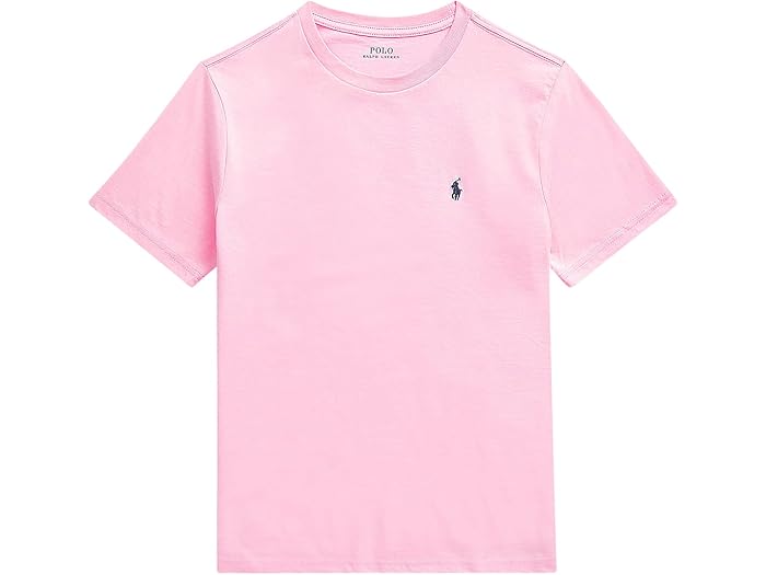 (取寄) ラルフローレン キッズ ボーイズ ショート スリーブ ジャージ T-シャツ (ビッグ キッズ) Polo Ralph Lauren Kids boys Short Sleeve Jersey T-Shirt (Big Kids) Carmel Pink