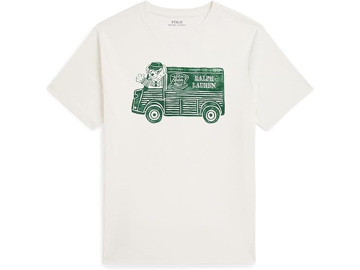(取寄) ラルフローレン キッズ ボーイズ コーヒー ポロ ベアー ティー (ビッグ キッド) Polo Ralph Lauren Kids boys Ralph's Coffee Polo Bear Tee (Big Kid) Nevis