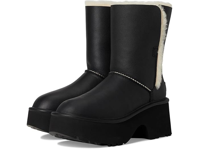 （新品）UGG ブラックレザー　サイドゴア　ブーツ　靴　　レディース 楽天市場】UGG アグ ショートブーツ W BROOKLYN CHELSEA