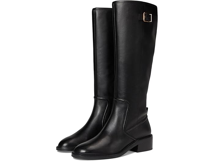 (取寄) コールハーン レディース シルヴァーナ トール バックル ブーツ Cole Haan women Silvana Tall Buckle Boots Black Leather 42,546円