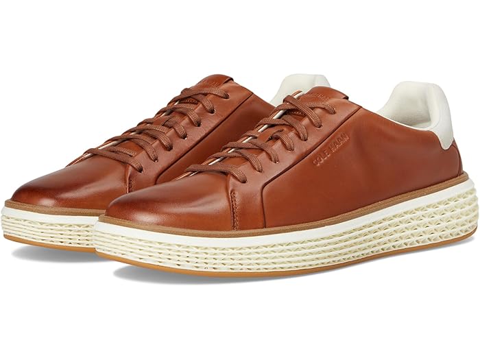 (取寄) コールハーン メンズ グランドプロ コート スニーカー Cole Haan men Grandpro Court Skyweave Sneakers Brit Tan/Dark Chocolate/Natural