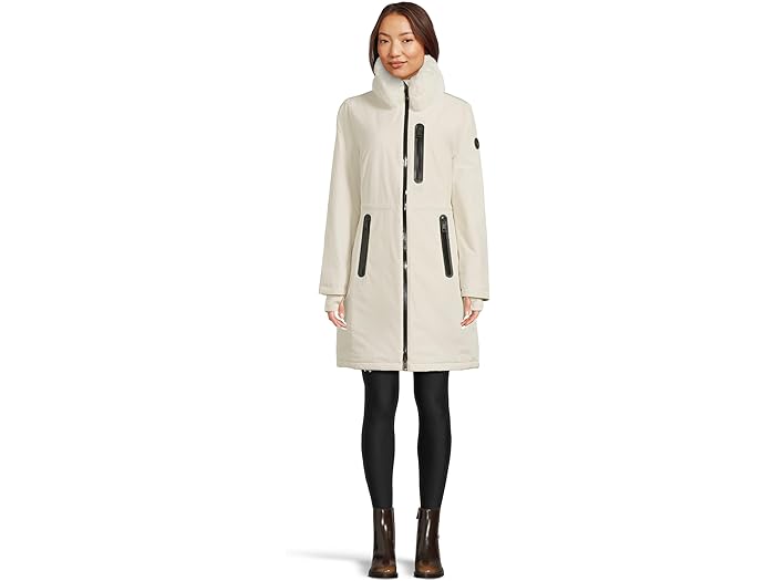 (取寄) マイケルコース レディース アノラック W/ インサイド キルティング MICHAEL Michael Kors women Anorak w/ Inside Quilting A723542B74 Bone
