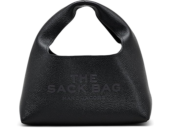(取寄) マークジェイコブス レディース ザ レザー ミニ サック バッグ Marc Jacobs women The Leather Mini Sack Bag Tonal Black