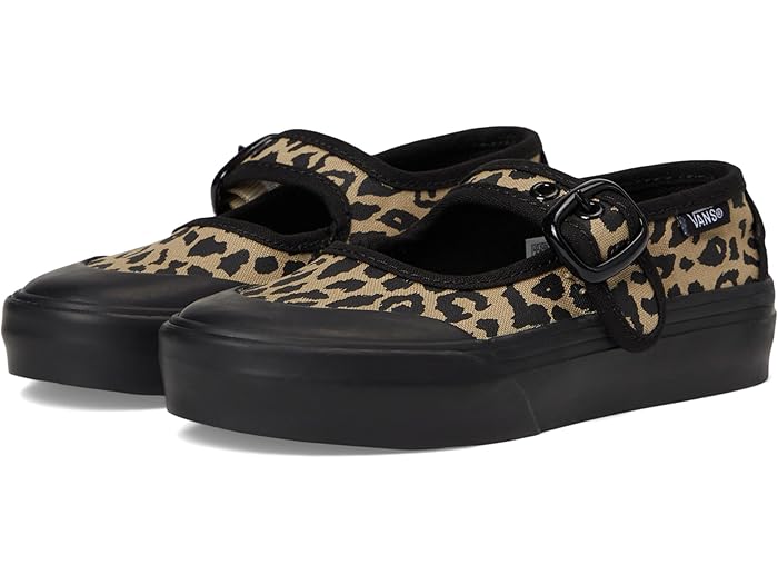 (取寄) バンズ キッズ キッズ キッズ メアリー ジーン (リトル キッド) Vans Kids kids Kids Mary Jane (Little Kid) Leopard Black