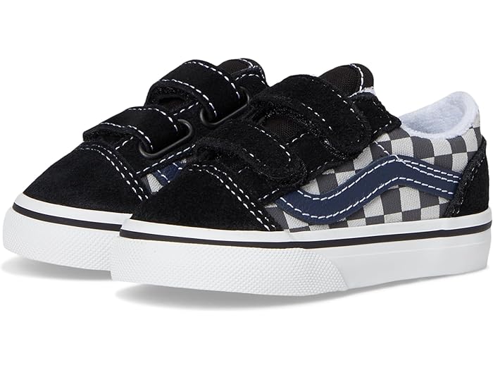 (取寄) バンズ キッズ キッズ トドラー オールド スクール V (インファント/トドラー) Vans Kids kids Toddler Old Skool V (Infant/Toddler) Tonal Check Blue