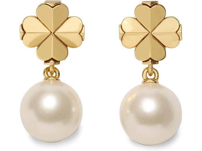 (取寄) ケイトスペード レディース ロゼ バッズ ドロップ イヤリングス Kate Spade New York women Rose Buds Drop Earrings White Gold