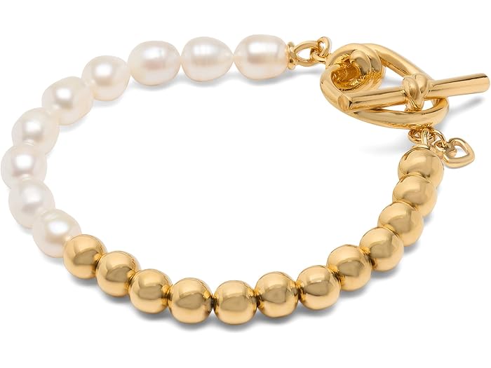 (取寄) ケイトスペード レディース ロープス アンド ノッツ トグル ブレスレット Kate Spade New York women Ropes & Knots Toggle Bracelet Cream/Gold