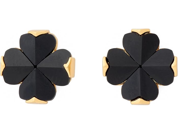 (取寄) ケイトスペード レディース スペード フラワー スタッズ Kate Spade New York women Spade Flower Studs Black