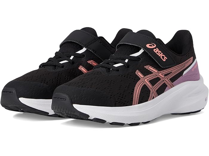 (取寄) アシックス キッズ キッズ GT-1000 13 ピーエス (トドラー/リトル キッド) ASICS Kids kids Gt-1000 13 PS (Toddler/Little Kid) Black/Sun Coral