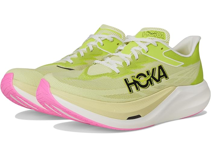 (取寄) ホカオネオネ レディース ロケット X 3 Hoka women Rocket X 3 Sunlight/Neon Hoka Citrus