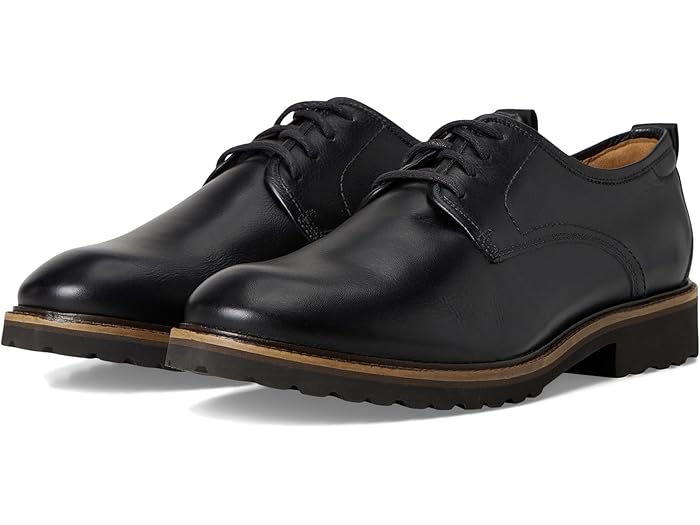 (取寄) サミュエル ハバード メンズ フェザーライト ファウンダー オックスフォード Samuel Hubbard men Featherlight Founder Oxford Black Tumbled Leather