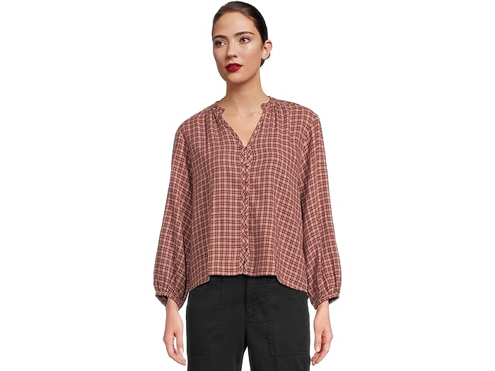 (取寄) エルエルビーン レディース シグニチャー ポートランド ポップオーバー シャツ L.L.Bean women Signature Portland Popover Shirt Washed Orchid Plaid