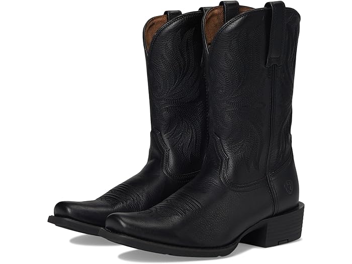 (取寄) アリアット メンズ スポーツ ナロー カッター トゥ カウボーイ ブーツ Ariat men Sport Narrow Cutter Toe Cowboy Boot Black Deertan