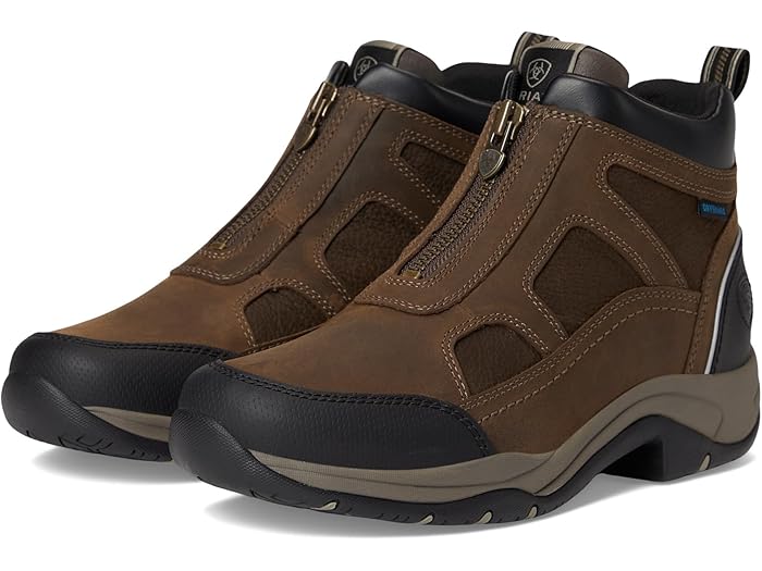 (取寄) アリアット レディース テレイン ジップ ウォータープルーフ ブーツ Ariat women Terrain Zip Waterproof Boots Palm Brown