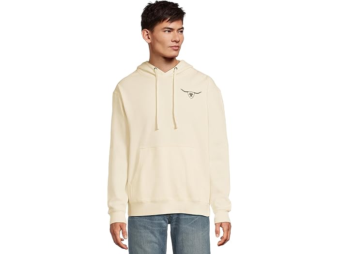 (取寄) アリアット メンズ シールド ブーディ Ariat men Shield Steerhead Hoodie Oatmeal