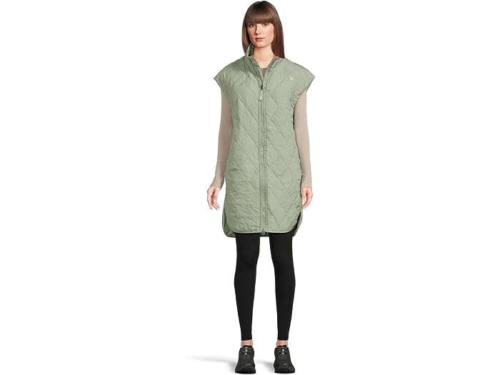 (取寄) ノースフェイス レディース ダイヤモンド ピーク インサレーテッド ベスト The North Face women Diamond Peak Insulated Vest Slate Moss