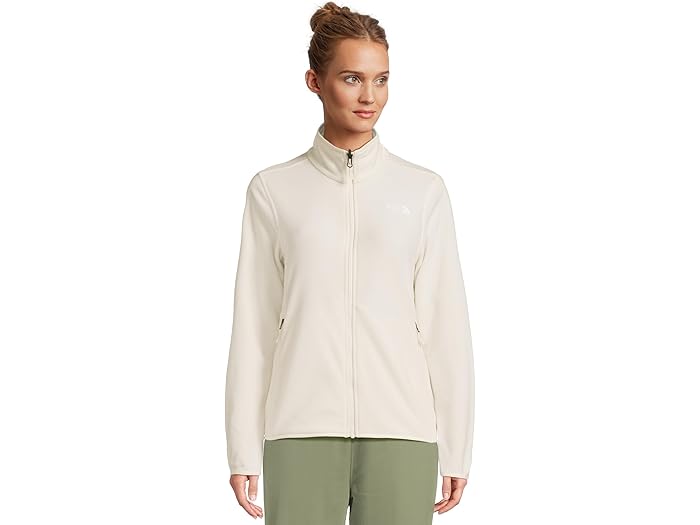 (取寄) ノースフェイス レディース グレイシャー フリース ジャケット The North Face women Glacier Fleece Jacket White Dune