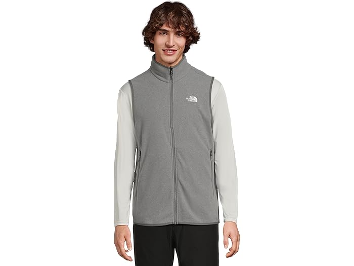 (取寄) ノースフェイス メンズ グレイシャー フリース ベスト The North Face men Glacier Fleece Vest TNF Mid Grey Heather