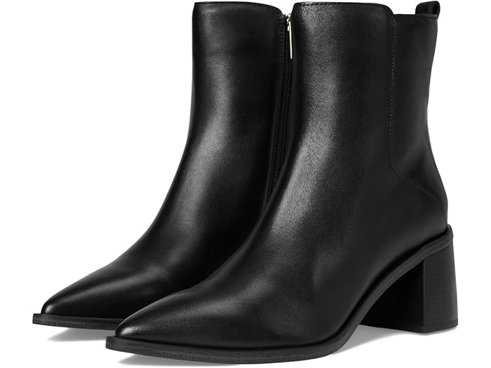 (取寄) ヴィンスカムート レディース ローレライ ブロック ヒール ブーティ Vince Camuto women Lorelai Block Heel Bootie Black画像