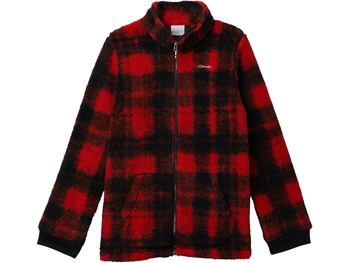 (取寄) コロンビア キッズ ボーイズ ラギッド リッジ リ プリンテッド シェルパ フル ジップ (リトル キッド/ビッグ キッド) Columbia Kids boys Rugged Ridge II Printed Sherpa Full Zip (Little Kid/Big Kid) Sail Red Omblur Tonal 1