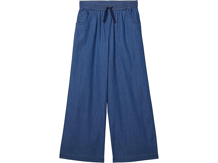 (取寄) ジャニー アンド ジャック ガールズ シャンブレー タイ ワイド レッグ パンツ (トドラー/リトル キッズ/ビッグ キッズ) Janie and Jack girls Chambray Tie Wide Leg Pants (Toddler/Little Kids/Big Kids) Medium