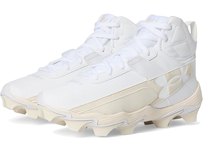 (取寄) アンダーアーマー キッズ ボーイズ ハーパー 10 JR RM ベースボール クリーツ (トドラー/リトル キッド/ビッグ キッド) Under Armour Kids boys Harper 10 Jr RM Baseball Cleats (Toddler/Little Kid/Big Kid) White/Stone/Brownstone