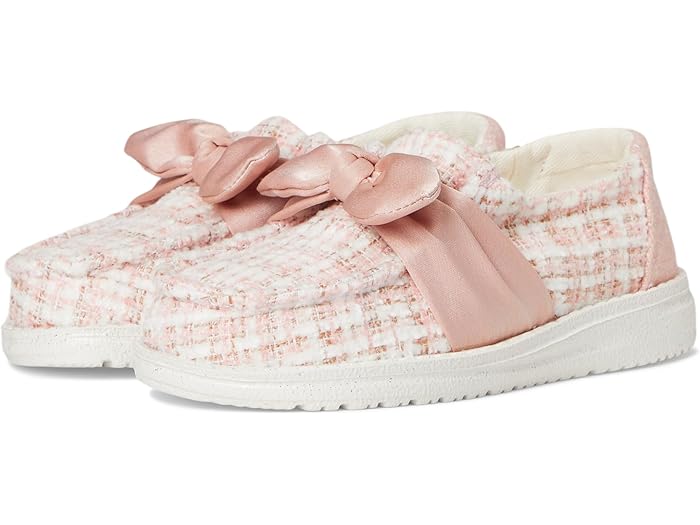 (取寄) ヘイデュードキッズ レディース ウェンディ ボウ ツイード (トドラー) Hey Dude Kids women Wendy Bow Tweed (Toddler) Pale Pink 12,709円