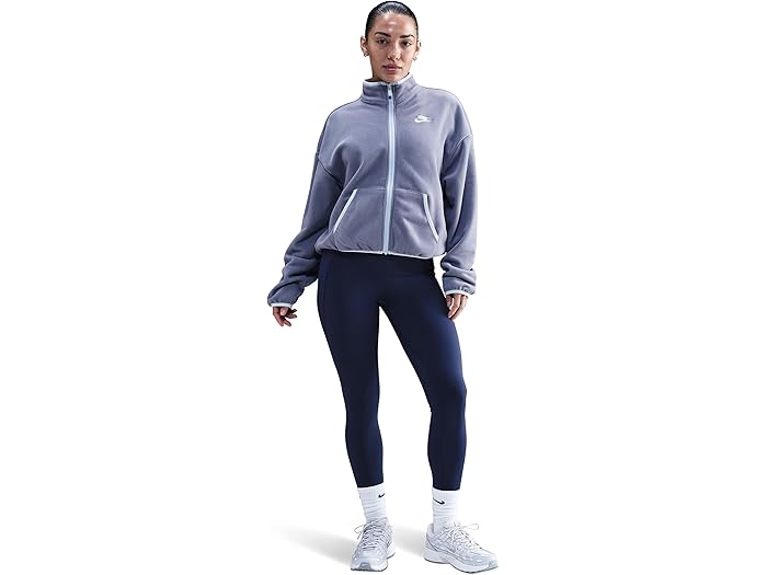 (取寄) ナイキ レディース スポーツウェア クラブ フリース ルーズ コージー トラック ジャケット Nike women Sportswear Club Fleece Loose Cozy Track Jacket World Indigo/Celestine Blue 14,839円
