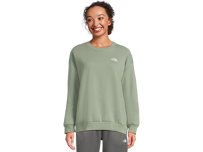 (取寄) ノースフェイス レディース エボリューション エンブロイダー オーバーサイズ クルー The North Face women Evolution Embroidered Oversized Crew Slate Moss